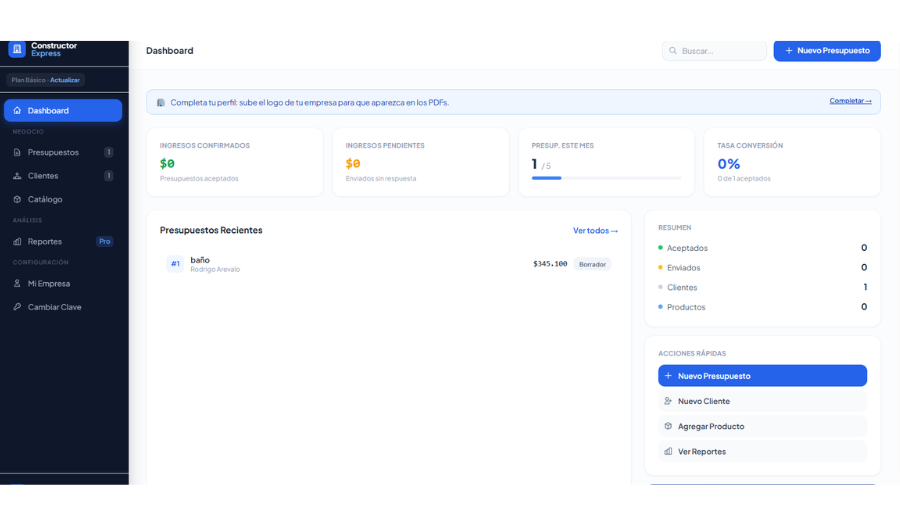 Presupuestos Express